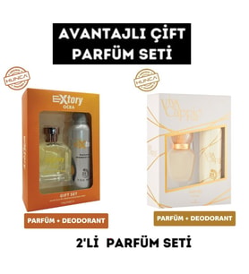 BAY&BAYAN AVANTAJLI ÇİFT PARFÜM SETİ