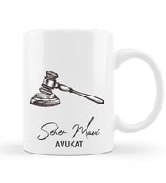 Avukat Kupa Bardak-19 (Beyaz)