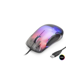 G702 Mouse 7200 Dpi 6 Tuş 1000 Hz Rgb - Kristal Siyah