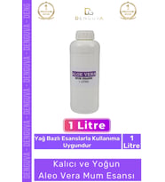 Yeni Kalıcı Yoğun Kaliteli Yağ Bazlı Tüm Ürünlerle Kullanıma Uygun Aloe Vera Mum Esansı 1 lt