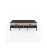 Kronos TV Ünitesi 2 Çekmeceli  176x59x51 Antrasit-Antrasit/Çam