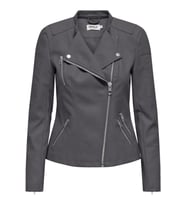 ONLAVA FAUX LEATHER BIKER OTW NOOS (Antrasit)
