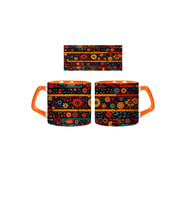 Ghostbastır Design Çiçekli Kupa Bardak Tek Adet 0112