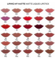 Liping My Matte Likit Ruj No: 10 - Suya Dayanıklı Ultra Mat Ruj