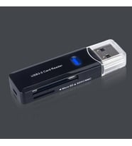 USB 2.0 Card Reader – Çoklu Hafıza Kartı Okuyucu USB 2.0 – SD/TF Kart Uyumlu Taşınabilir Kart Reader