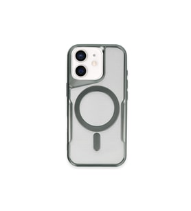 Iphone 11 Kılıf Boyi Magsafe Silikon Kapak - Yeşil