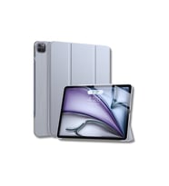 iPad Air 13 inç M2 Çipli 2024 Uyumlu Akıllı Smart Cover Tablet Kılıfı A2898/A2899/A2900 (Gri)