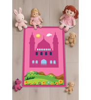 Pembe Cami Temalı Kız Çocuk Seccadesi CS05
