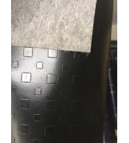 Pvc DAMA SİYAH Yer Muşambası Oto Zemin Kaplama En: 2m X Boy: 1,5 m (STD)