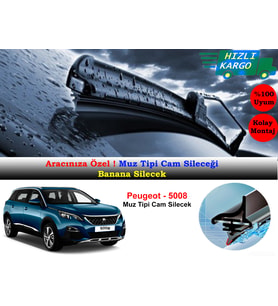 Peugeot 5008 Muz Silecek Takımı 2017-