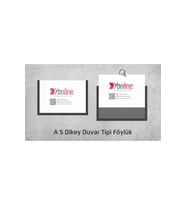 A5 Dikey Duvar Tipi Kendinden Yapışkanlı Föylük