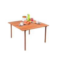 Ahşap Katlanır Rulo Masa Kamp Outdoor Bahçe Araç Araba Masası Çantalı 60x57 (Bambu)