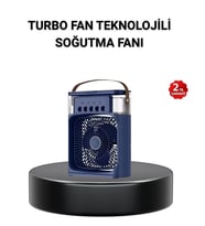 Turbo Fan Teknolojili Sessiz Ve Güçlü Soğutma Masası Vantilatör