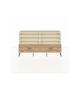 Arges Konsol 6 Raflı 2 Çekmeceli  176x30x99 Aytaşı-Aytaşı/Çam