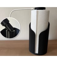Modern Tasarım Kağıt Havluluk - 3D Yazıcı Özel Üretim Mutfak Düzenleyici Aksesuar