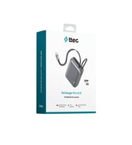 ttec ReCharger Pro LCD 10.000mAh PD 20W USB-C Taşınabilir Hızlı Şarj Aleti / Powerbank – 2BB275