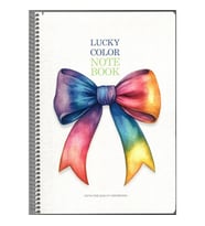 GIPTA LUCKY COLOR SPİRALLİ LX KARTON KAPAK A4 80YP. KARELİ DEFTER 8381 - TEKLİ