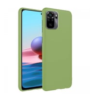 Xiaomi Redmi Note 10S İnce Mat Silikon Kılıf Yeşil