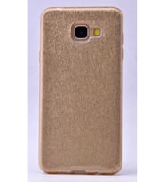 Samsung Galaxy A5 2016 Uyumlu Kılıf Zore Shining Silikon (Gold)