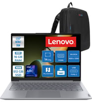 Lenovo Thinkbook 14 Gen8 Ial Intel Core Ultra 7 255H 5.1ghz 16GB Ddr5 512GB SSD Freedos Intel Arc 140T 14 Inç Wuxga (1920 x 1200) IPS 300NITS Taşınabilir Bilgisayar 21SJ007ATXF02 + Zetta Çanta