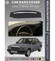 MERCEDES 190E W201 (1982-1993) Torpido Örtüsü Premium Kalite Torpido Koruma Özel Kesim UV Koruma