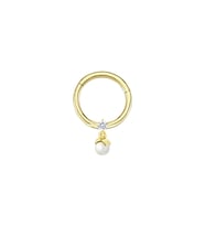 Altın Sallantı Halka İnci Piercing