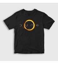 Presmono Unisex Çocuk Siyah Dune Logo Film T-Shirt 420662tt