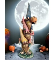 Polyester 3'lü Gnome Cüce Biblo Heykeli (44x18cm)
