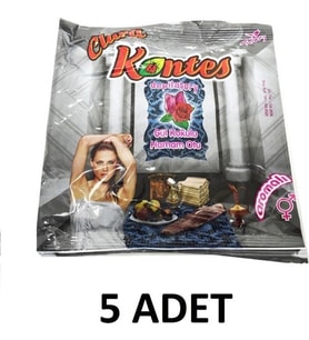 Kontes Gül Kokulu Hamam Otu 175 gr 5'li