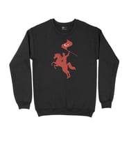 Atatürk Kırmızı Bayraklı Siyah Sweatshirt