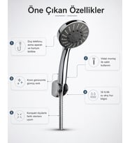 İtimat Omega Mafsallı Duş Seti 401n.02