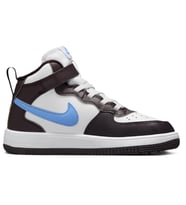 Nike Force 1 Mid Easyon AF1 Leather Unisex Sneaker White Unisex Lastik Bağcıklı Hakiki Deri Bilekli Günlük Spor Ayakkabı Beyaz