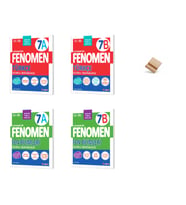 Fenomen 7. Sınıf Maarif 7A + 7B Türkçe ve Fen Bilimleri 4lü Set Soru Bankası + Telefon Standı