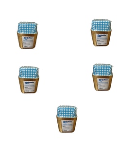 Dolphin Muffin Kare Kağıt Mavi Puantiyeli Altın Cupcake Kek Kalıbı Kapsülü Kabı - 25 Adetlik 5 Paket