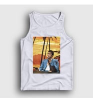 Presmono Unisex Beyaz Hawaii v2 Film Scarface Atlet 250953tt