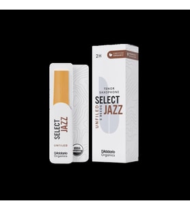 D\'Addario Woodwinds Organic Select Jazz Unfiled Tenor Saksafon Kamışı No:2 Hard