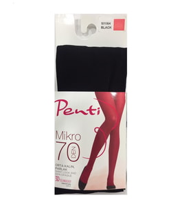 Penti Külotlu Mikro 70 Den Siyah No.2 M