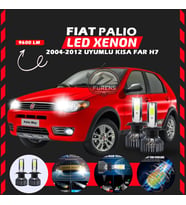 Fiat Palio 2004-2012 Kısa Far Uyumlu Şimşek Etkili Led Xenon Pro Series H7
