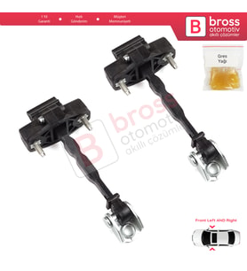 Citroen C4 e-C4 C4X e-C4X MK3 2020-On 9831783580 İçin 2 EA Ön Sağ ve Sol Kapı Gergi Yayı