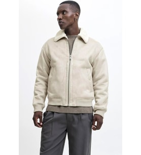 Jack & Jones Jprccluke Bomber Erkek Ceket (Bej)