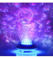 TechTic Ufo 3in1 Starry Galaxy Projektör Yıldız Gece Lambası Bluetooth Hoparlör
