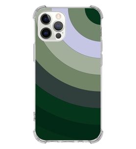 Apple iPhone 12 Pro Uyumlu Köşe Korumalı Antişok  Kapak Renk Cümbüşü Tasarımlı Şeffaf Silikon Kılıf
