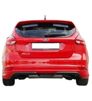 Focus Uyumlu 3 Hatchback Makyajlı (2015-2018) Arka Tampon Eki - Difüzör (Plastik)