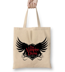 Vampire Diaries Bez Çanta Uzun Saplı