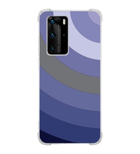 Huawei P40 Pro  Köşe Korumalı Antişok Kapak Renk Cümbüşü Tasarımlı Şeffaf  Kılıf