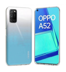 Oppo A52 2.0 MM Korumalı Silikon Kılıf Şeffaf