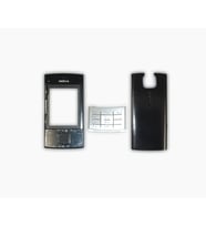 Nokia X3 Kapak Nokia X3-00 uyumlu Siyah ön Kapak Arka Kapak Tuş Takımı