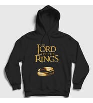 Presmono Unisex Siyah Cover Yüzüklerin Efendisi The Lord Of The Rings Kapüşonlu Sweatshirt 252807tt