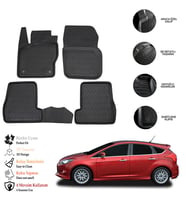 Ford Focus 3 2010-2014 3D Havuzlu Paspas OTL