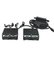 Offroad sis lambası 7.2 x 5.6 x 3cm 2 led beyaz 45w sarı 45w 12-80v /  LASS397
